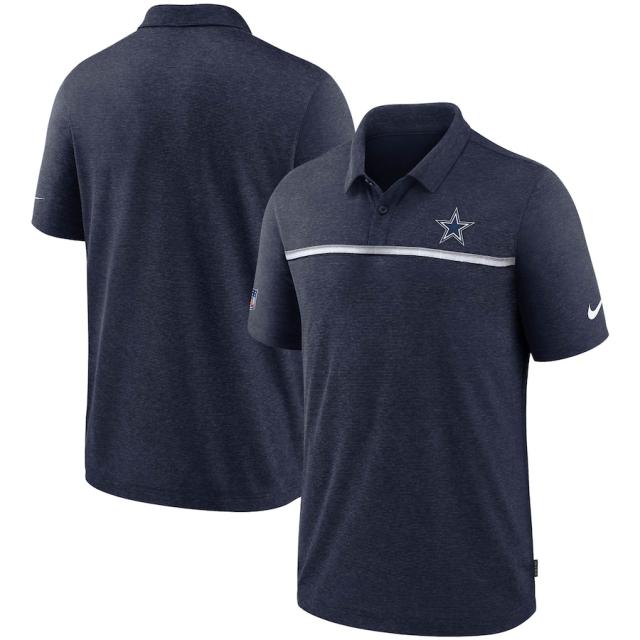 ナイキ メンズ ポロシャツ "Dallas Cowboys" Nike Sideline Early Season Team Performance Polo - Navyの通販は