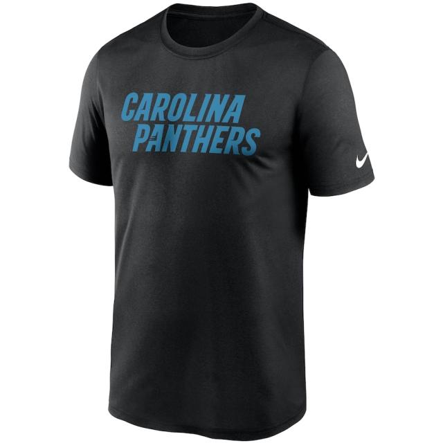 ナイキ メンズ Tシャツ "Carolina Panthers" Nike Fan Gear Legend Wordmark Performance T-Shirt - Black_1