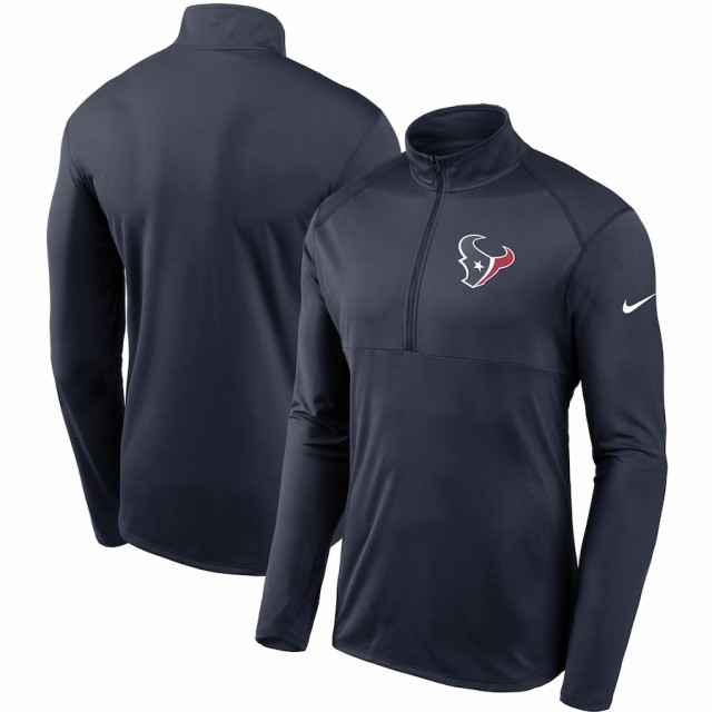 ナイキ メンズ ジャケット "Houston Texans" Nike Fan Gear Element Performance Half-Zip Pullover Jacket - Navyの通販は