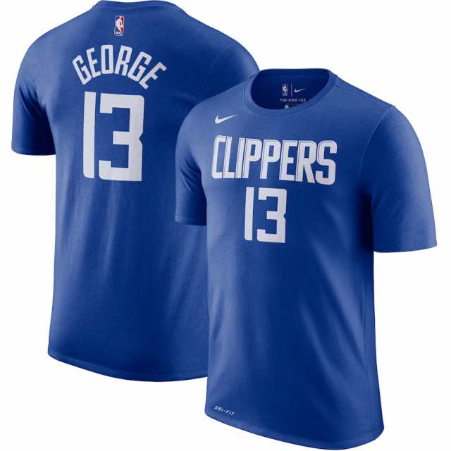 ナイキ メンズ Tシャツ Paul George "LA Clippers" Nike 2019/2020 Name & Number Performance T-Shirt - Royal 10,450円