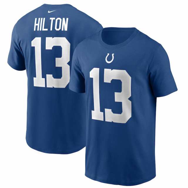 ナイキ メンズ Tシャツ T.Y. Hilton "Indianapolis Colts" Nike Name & Number T-Shirt - Royalの通販は