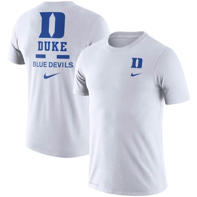 ナイキ メンズ Tシャツ Duke Blue Devils Nike DNA Logo Performance T-Shirt - White