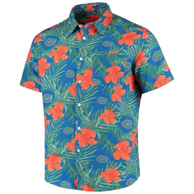 メンズ カジュアルシャツ "Florida Gators" Floral Button-Up Shirt - Royalの通販は