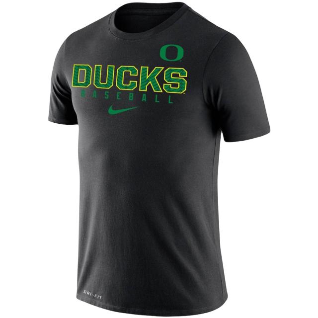 ナイキ メンズ Tシャツ Oregon Ducks Nike Baseball Legend Performance T-Shirt - Black_1