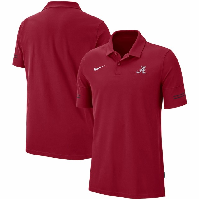 メンズ ポロシャツ "Alabama Crimson Tide" Nike 2020 Sideline Coaches Performance Polo - Crimsonの通販は