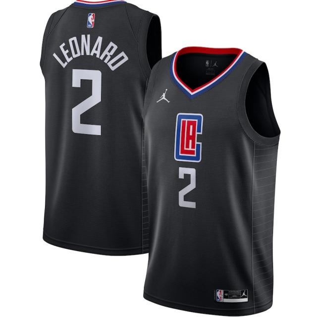 メンズ ジャージ Kawhi Leonard "LA Clippers" Jordan Brand 2020/21 Swingman Jersey - Statement Edition - Blackの通販は 17,104円