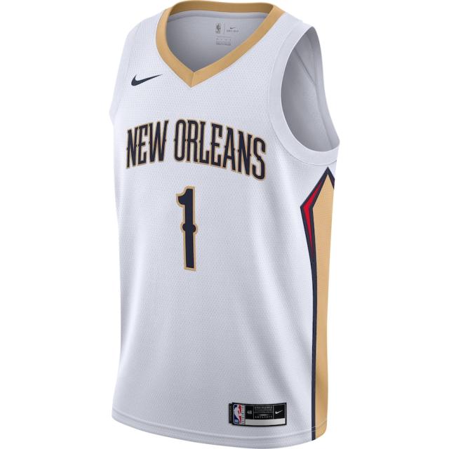 ウェア Zion Williamson NBA authentic jersey Men's Nike Zion Williamson Black New Orleans Pelicans Authentic