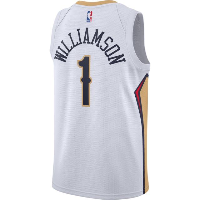 ウェア Zion Williamson NBA authentic jersey Men's Nike Zion Williamson Black New Orleans Pelicans Authentic