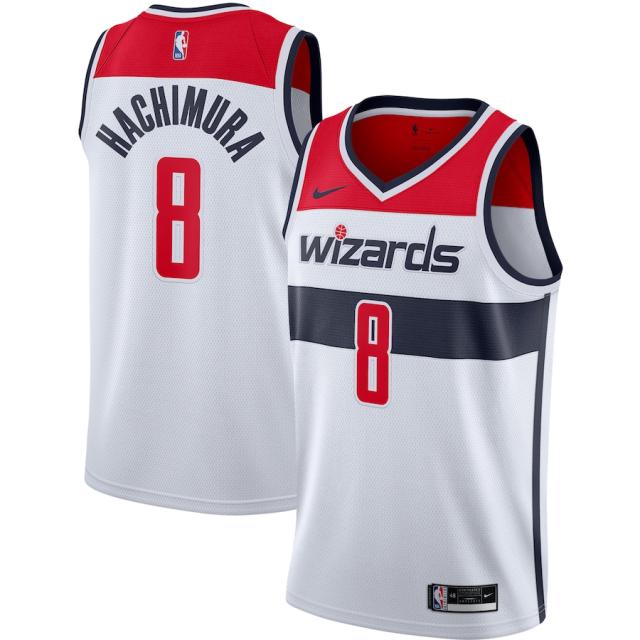 ナイキ メンズ ジャージ Rui Hachimura "Washington Wizards" Nike 2020/21 Swingman Jersey - White - Association Editionの通販は