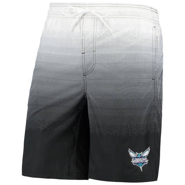 メンズ スウィムウェア "Charlotte Hornets" G-III Sports by Carl Banks Horizon Swim Trunks - Blackの通販は