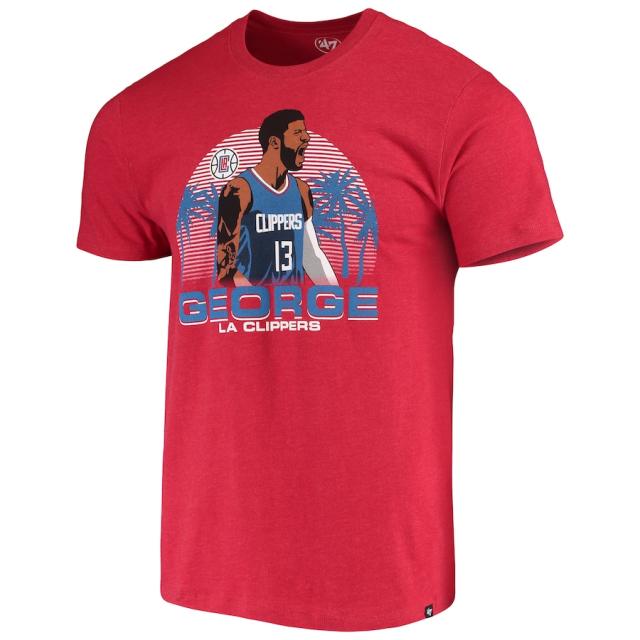 メンズ Tシャツ Paul George LA Clippers '47 Player Graphic T-Shirt
