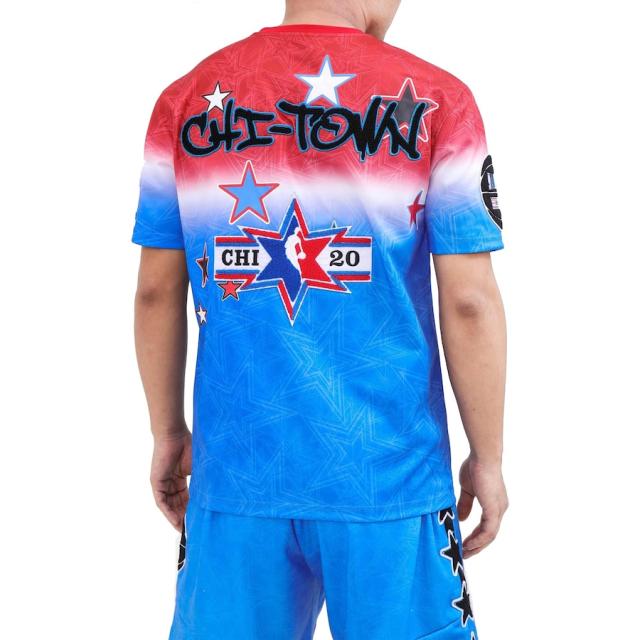 メンズ Tシャツ 2020 NBA All-Star Game Pro Standard T-Shirt - Blue メンズ Tシャツ 2020 NBA All-Star Game Pro Standard T-Shirt - Blue