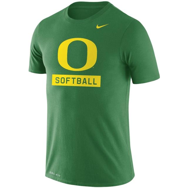 ナイキ メンズ Tシャツ Oregon Ducks Nike Softball Drop Legend Performance T-Shirt - Green_1