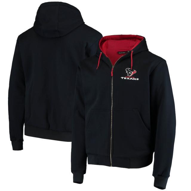 メンズ パーカー "Houston Texans" Craftsman Thermal Lined Full-Zip Hoodie - Navy