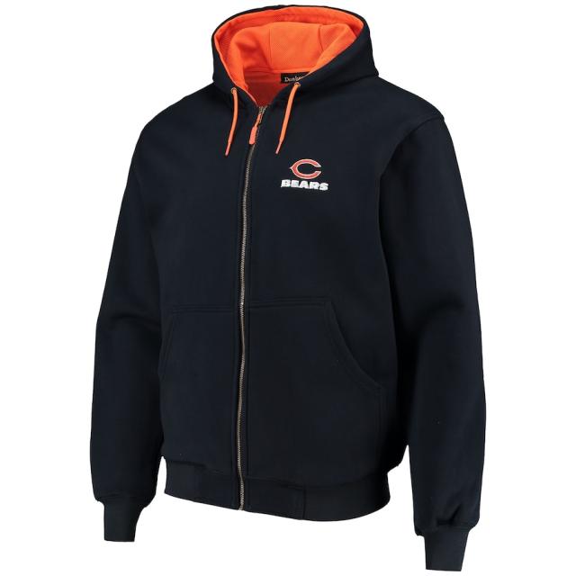メンズ パーカー "Chicago Bears" Craftsman Thermal Lined Full-Zip Hoodie - Navy_1
