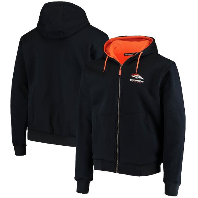 メンズ パーカー "Denver Broncos" Craftsman Thermal Lined Full-Zip Hoodie - Navyの通販は