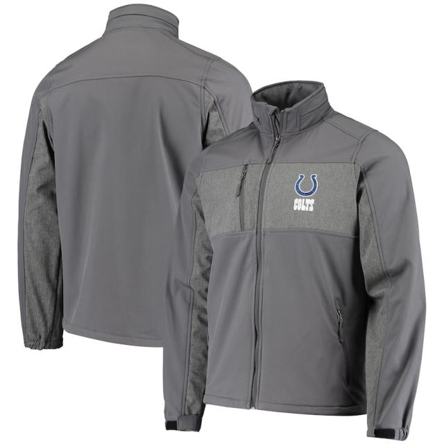 メンズ ジャケット "Indianapolis Colts" Zephyr Softshell Full-Zip Jacket - Graphiteの通販は