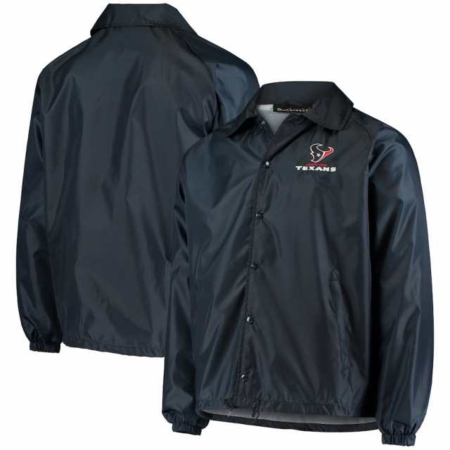 メンズ ジャケット "Houston Texans" Coaches Classic Raglan Full-Snap Windbreaker Jacket - Navyの通販は