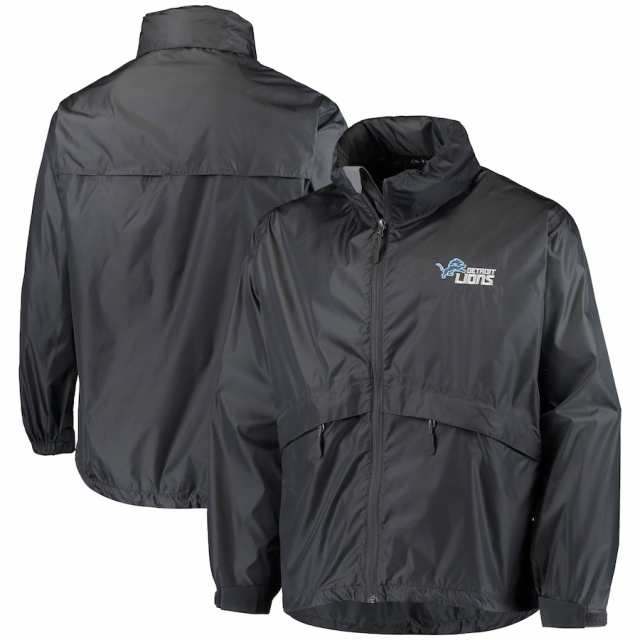 メンズ ジャケット "Detroit Lions" Sportsman Waterproof Packable Full-Zip Jacket - Graphiteの通販は