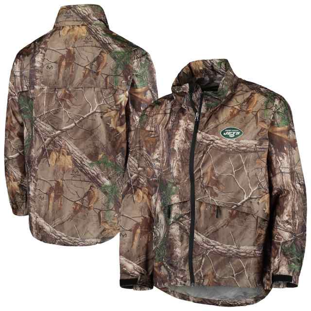 メンズ ジャケット "New York Jets" Sportsman Waterproof Packable Full-Zip Jacket - Realtree Camoの通販は