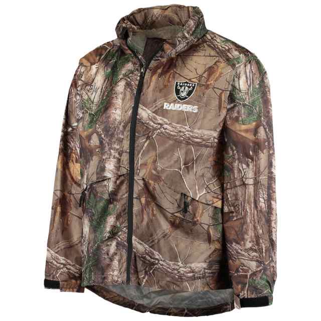 メンズ ジャケット "Las Vegas Raiders" Sportsman Waterproof Packable Full-Zip Jacket - Realtree Camoの通販は
