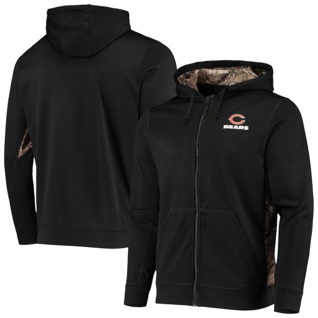 メンズ ジャケット "Chicago Bears" Decoy Tech Fleece Full-Zip Jacket - Black/Realtree Camoの通販は