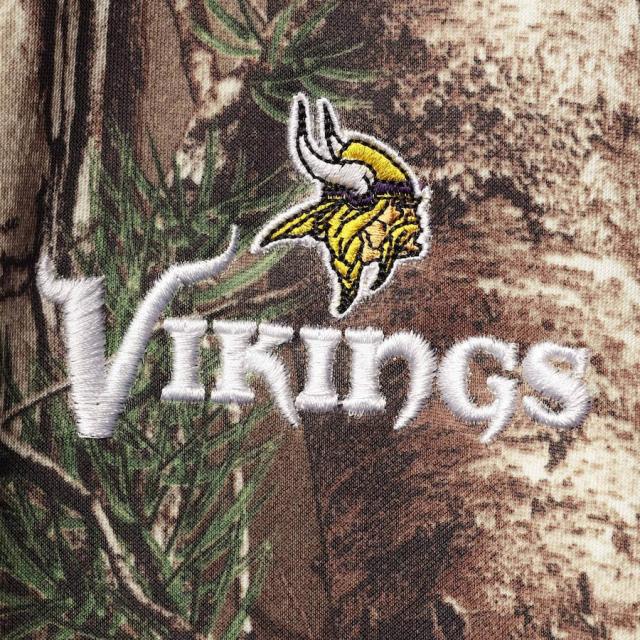 メンズ パーカー "Minnesota Vikings" Champion Tech Fleece Pullover Hoodie - Realtree Camo_3