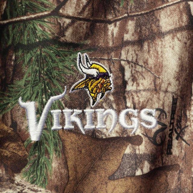 メンズ パーカー "Minnesota Vikings" Trophy Tech Fleece Full-Zip Hoodie - Realtree Camo_3