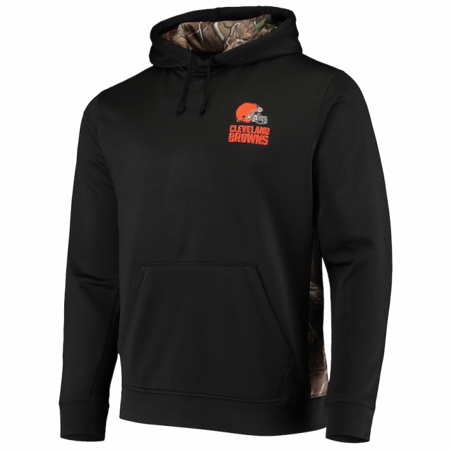 メンズ パーカー "Cleveland Browns" Logo Ranger Pullover Hoodie - Black/Realtree Camoの通販は