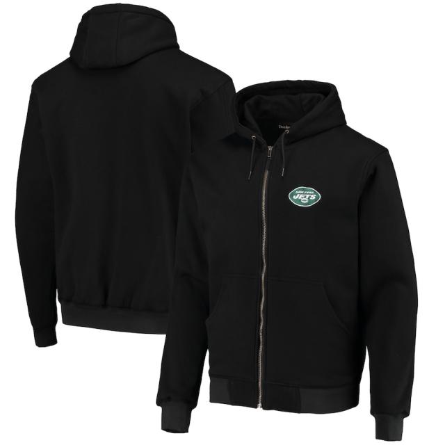 メンズ パーカー "New York Jets" Craftsman Thermal Lined Full-Zip Hoodie - Blackの通販は