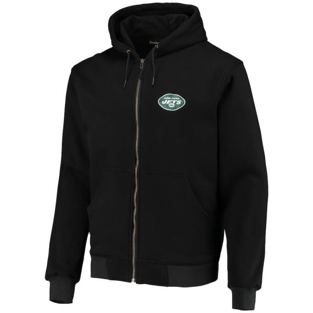 メンズ パーカー "New York Jets" Craftsman Thermal Lined Full-Zip Hoodie - Black_1