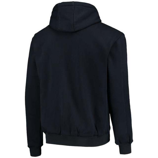 メンズ パーカー "New England Patriots" Craftsman Thermal Lined Full-Zip Hoodie - Navy_2