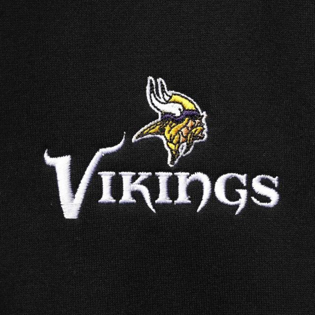 メンズ パーカー "Minnesota Vikings" Craftsman Thermal Lined Full-Zip Hoodie - Black_3