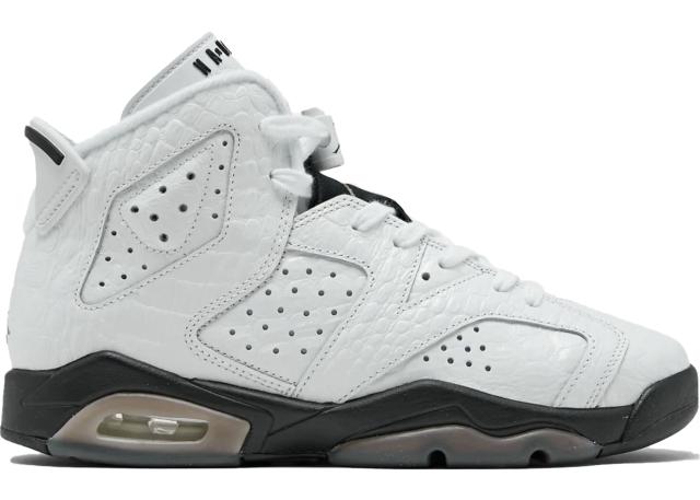 ジョーダン キッズ/レディース レトロ６ Air Jordan Retro 6 GS バッシュ Nuetral Grey/Black/Whiteの通販は 35,750円