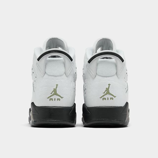 ジョーダン キッズ/レディース レトロ６ Air Jordan Retro 6 GS バッシュ Nuetral Grey/Black/White_3