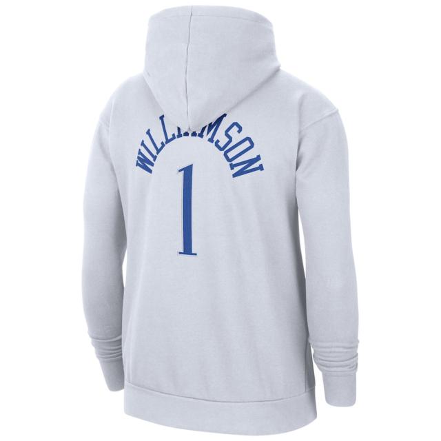 ナイキ メンズ パーカー Zion Williamson "New Orleans Pelicans" Nike 2020/21 City Edition Name & Number Pullover Hoodie - White