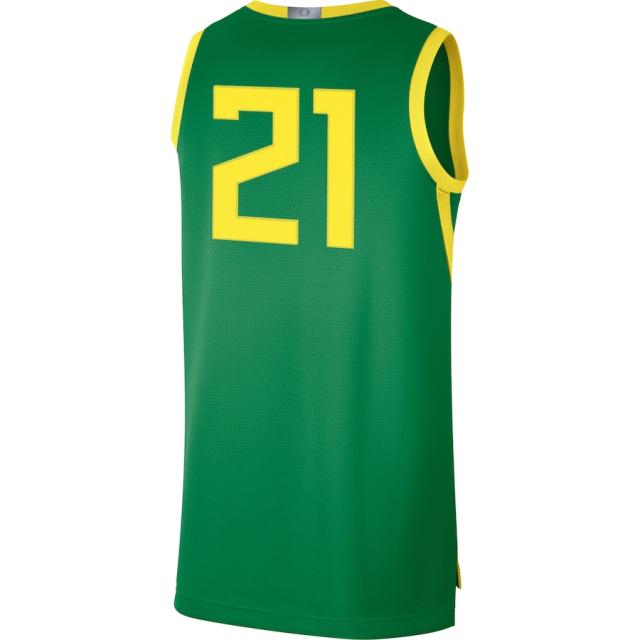 ナイキ メンズ ジャージ #21 "Oregon Ducks" Nike Limited Basketball Jersey - Green_2