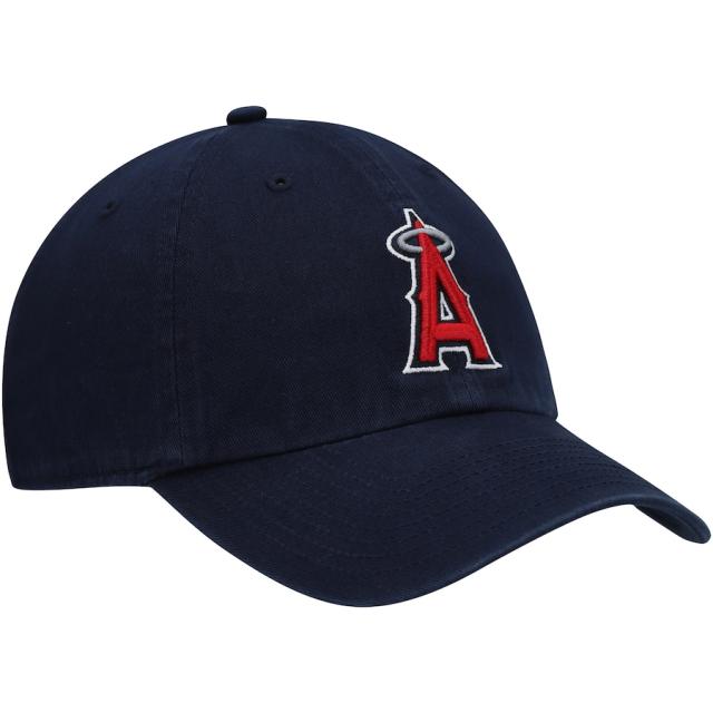 フォーティーセブン メンズ キャップ ”Los Angeles Angels" '47 Clean Up Adjustable Hat - Navy