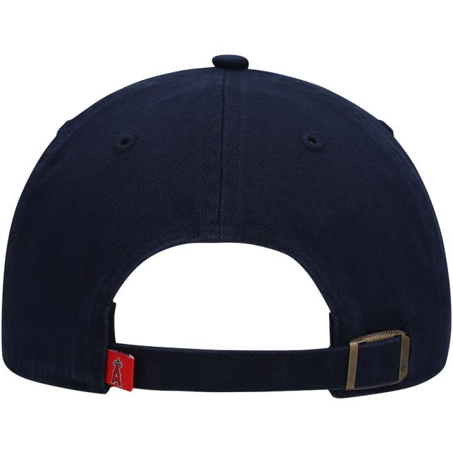 フォーティーセブン メンズ キャップ ”Los Angeles Angels" '47 Clean Up Adjustable Hat - Navy