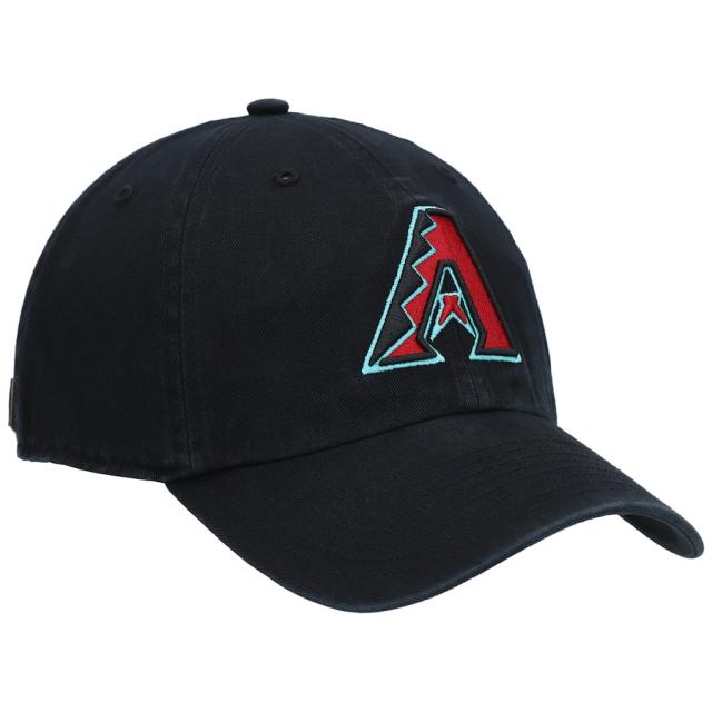 フォーティーセブン メンズ キャップ ”Arizona Diamondbacks" '47 Alternate Clean Up Adjustable Hat - Black