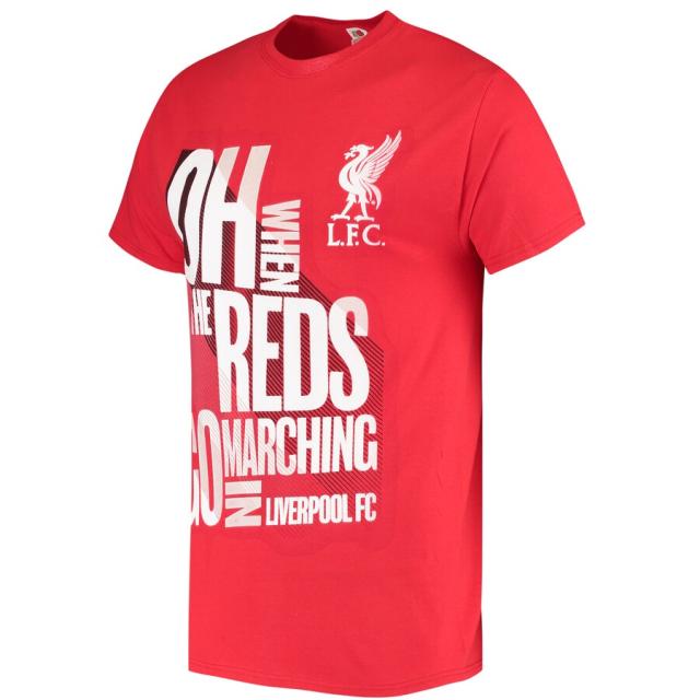 メンズ Tシャツ "Liverpool" Marching T-Shirt - Red