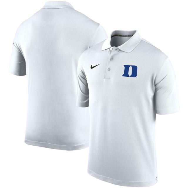 ナイキ メンズ ポロシャツ "Duke Blue Devils" Nike Primary Logo Varsity Performance Polo - Whiteの通販は 14,784円