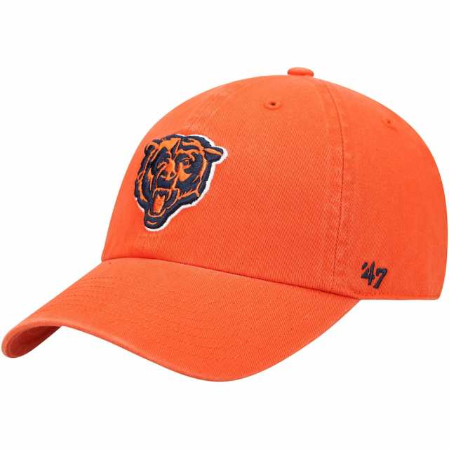 メンズ キャップ "Chicago Bears" '47 Secondary Clean Up Adjustable Hat - Orangeの通販は