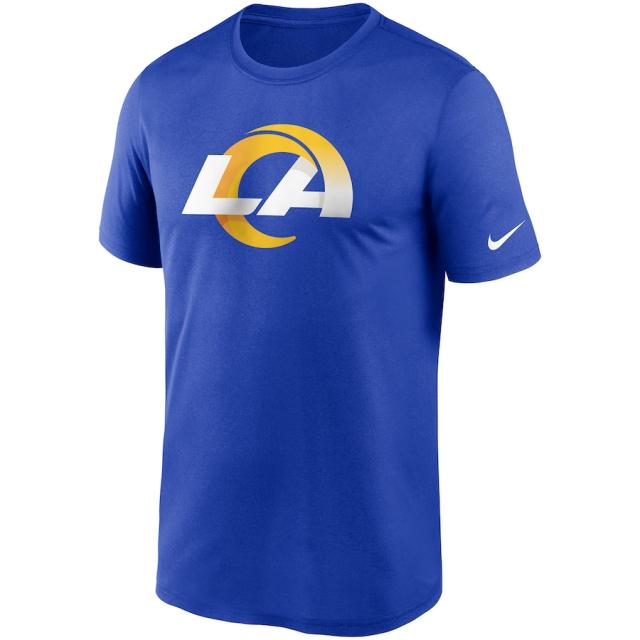 ナイキ NFL プリントチームロゴ ラムズ アメフトゲームシャツ XL 5459 ナイキ メンズ Tシャツ Los Angeles Rams Nike Logo Essential Legend