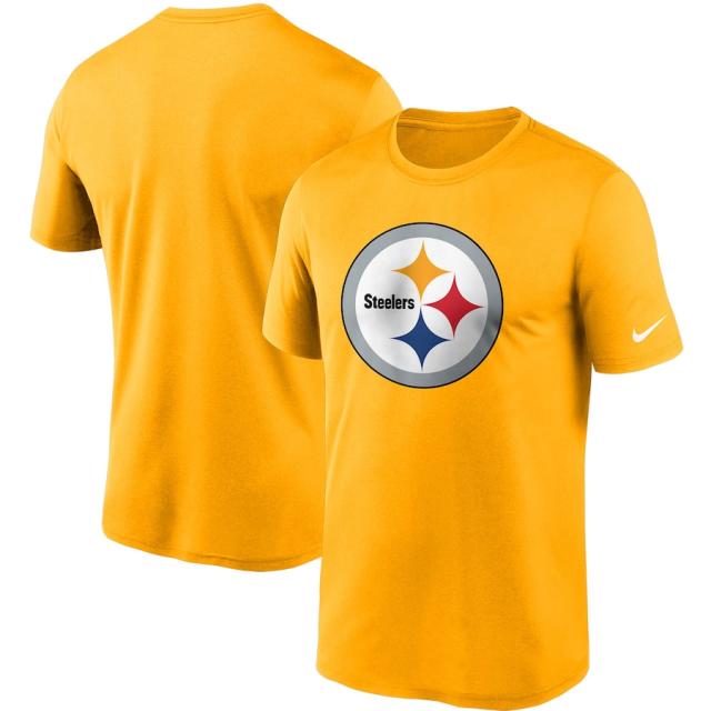 メンズ Tシャツ Pittsburgh Steelers Nike Logo Essential Legend