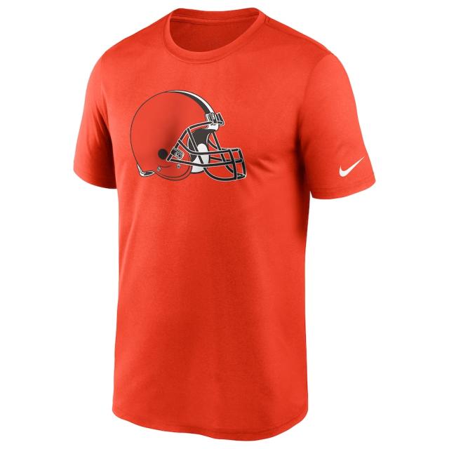 ナイキ メンズ Tシャツ "Cleveland Browns" Nike Logo Essential Legend Performance T-Shirt - Orange_1