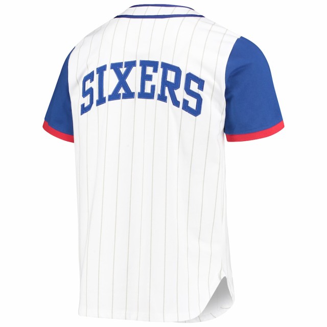 メンズ ジャージ "Philadelphia 76ers" Starter Scout Baseball Fashion Jersey - Whiteの通販は