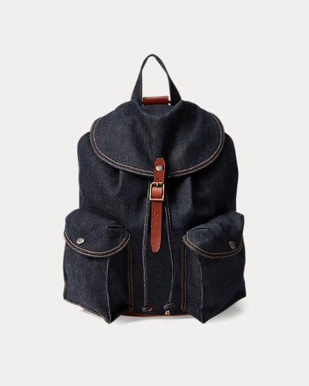 ダブルアールエル メンズ RRL Ralph Lauren Denim Rucksack リュックサック True Indigoの通販は