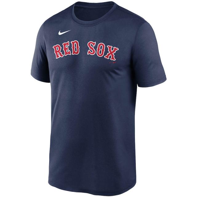 ナイキ メンズ Tシャツ "Boston Red Sox" Nike Wordmark Legend T-Shirt - Navy_1