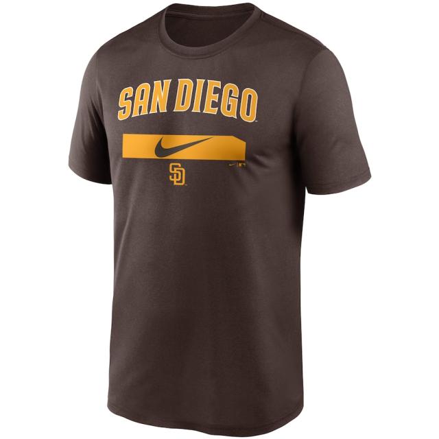 ナイキ メンズ Tシャツ ”San Diego Padres" Nike City Legend Practice Performance T-Shirt - Brown_1